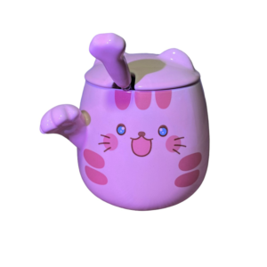 Mug gatito garra arriba